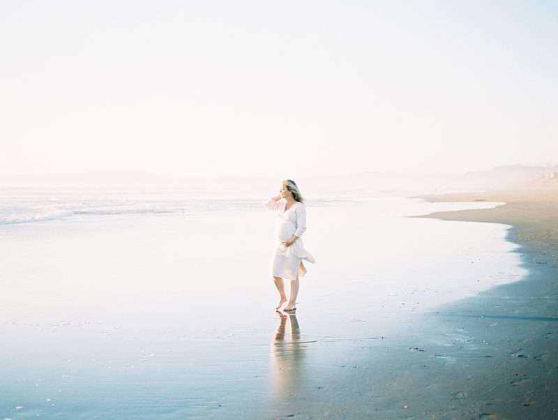Sunset Beach Maternity Photoshoot