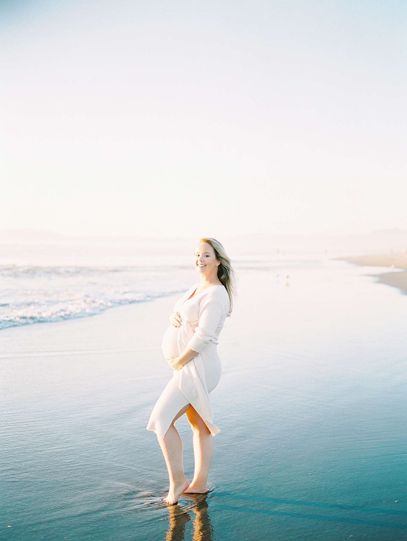 Sunset Beach Maternity Photoshoot