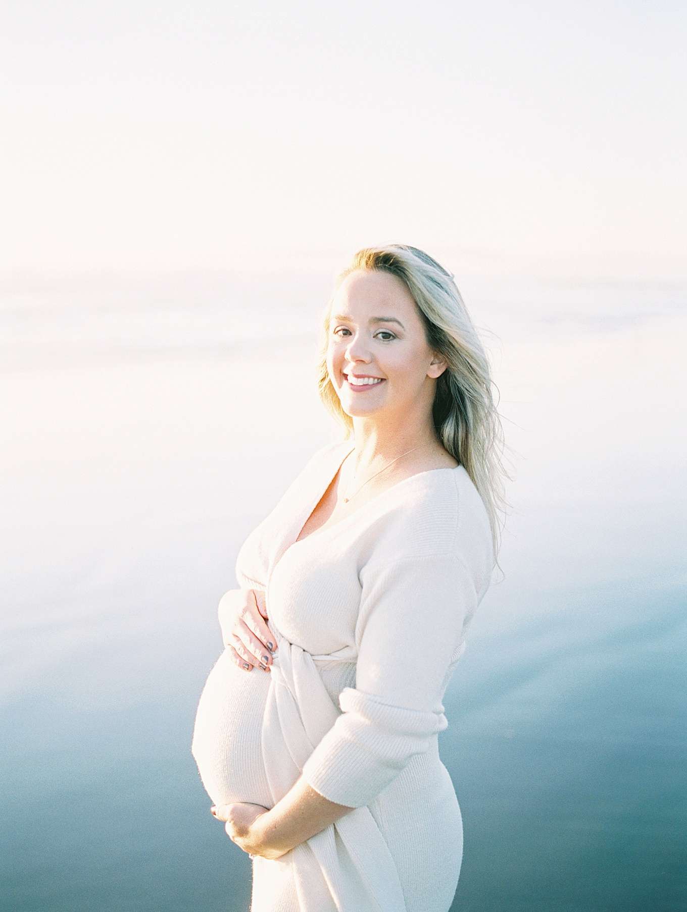 Sunset Beach Maternity Photoshoot