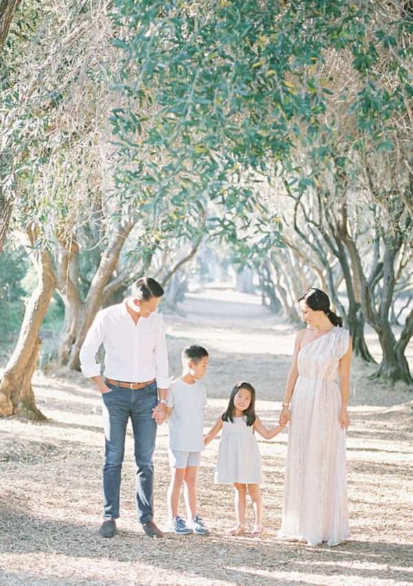 Kaibin & Jackie – Olive Orchard Family Session