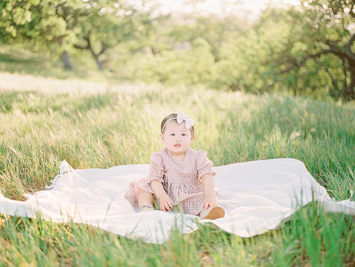 Bay Area Outdoor First Birthday Photoshoot