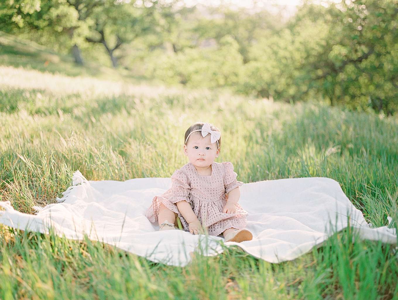 Bay Area Outdoor First Birthday Photoshoot