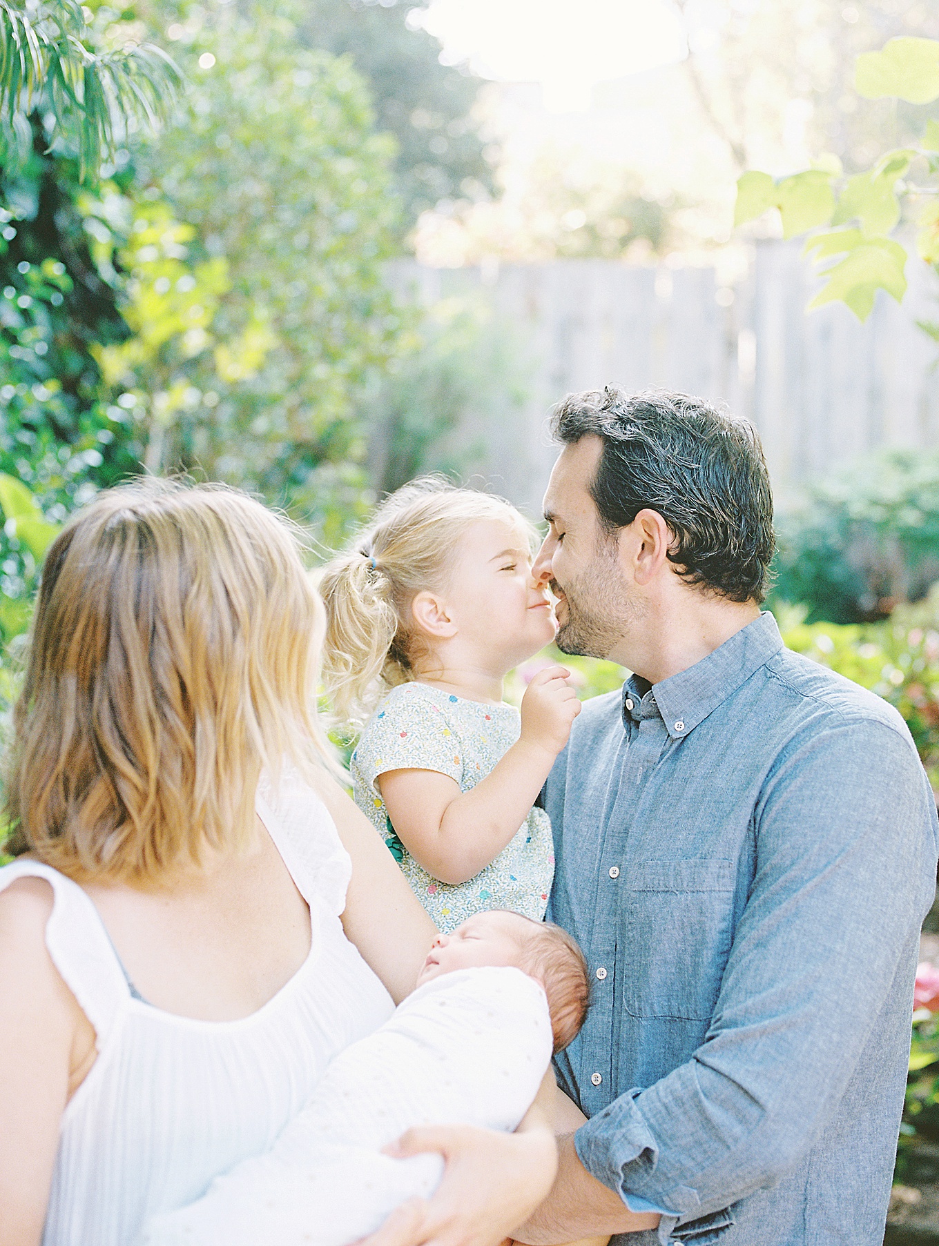 Bay Area Garden Newborn Session