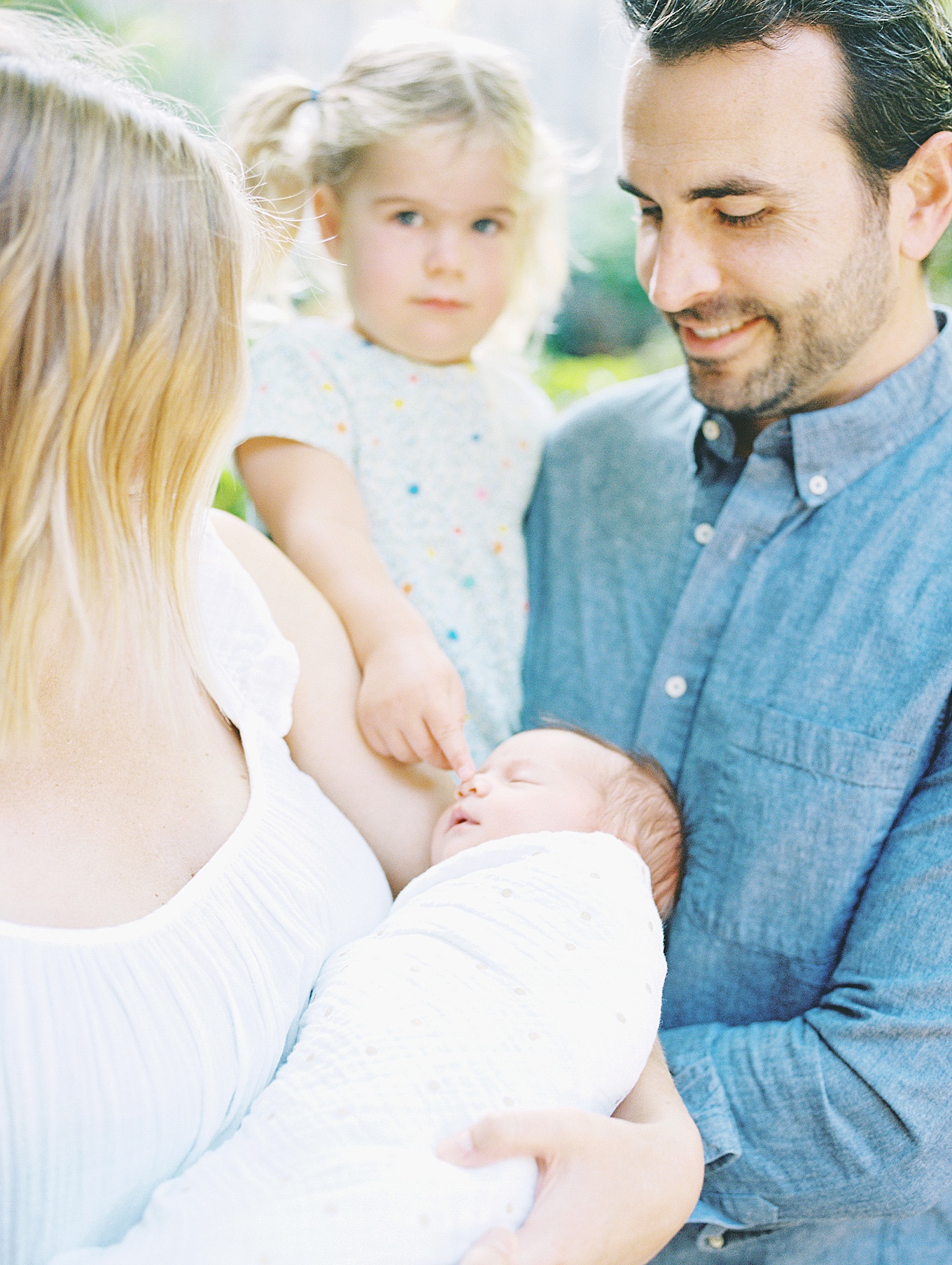 Bay Area Garden Newborn Session