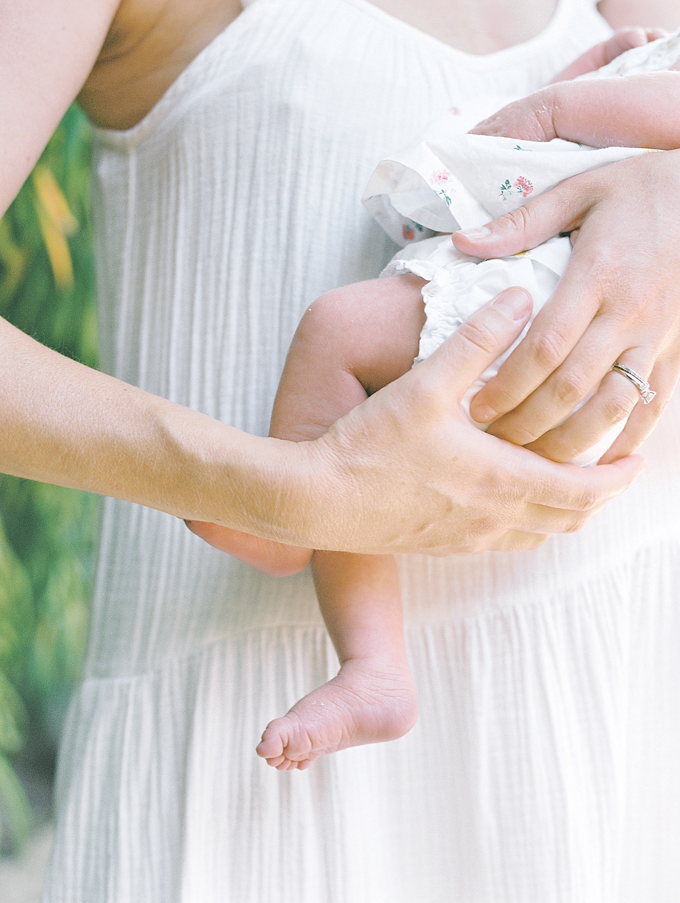 Bay Area Garden Newborn Session