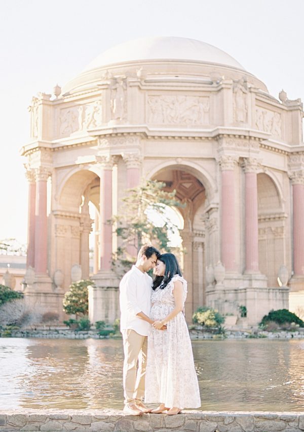 Glowing Sunset San Francisco Maternity Session