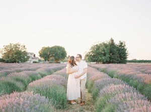 Bay Area Lavender Field Maternity Session
