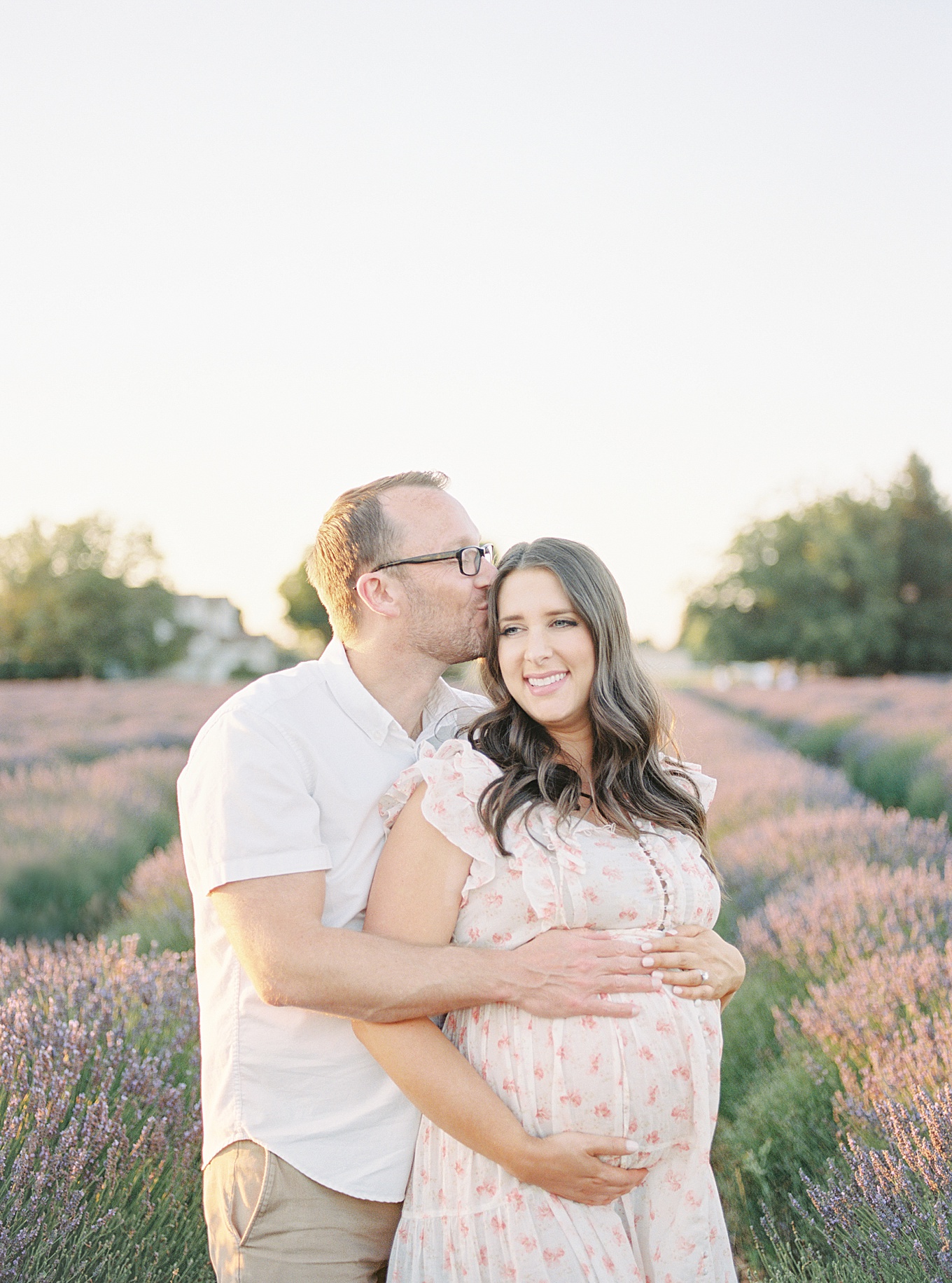 Bay Area Lavender Field Maternity Photography