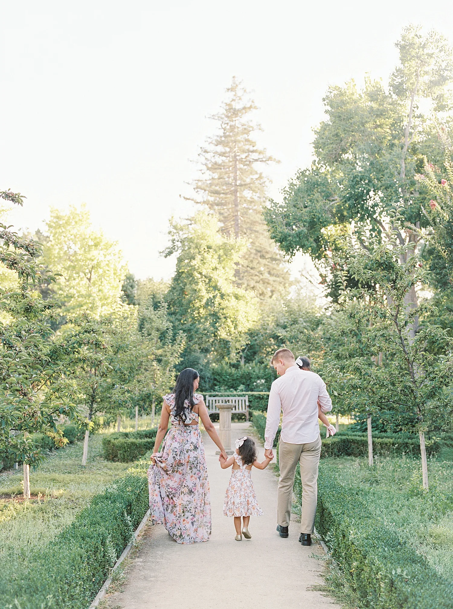 Family of four portrait by Julia Shelepova - Palo Alto family photographer