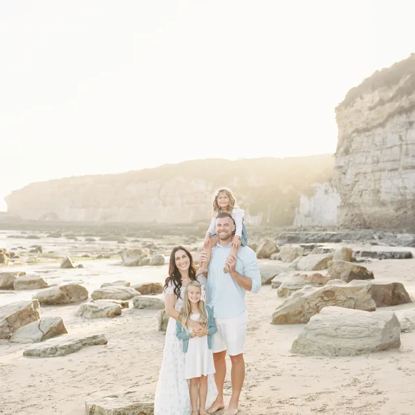 Bay Area beach family session