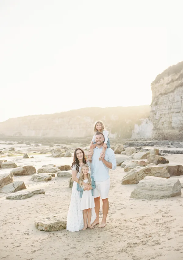 Bay Area beach family session