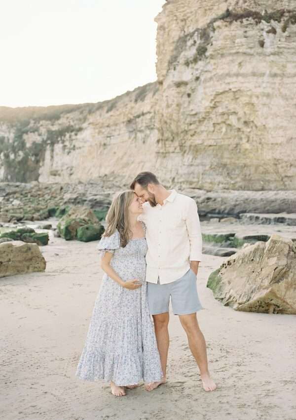 Beach maternity photoshoot Bay Area
