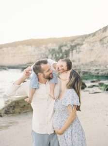 Beach maternity photoshoot Bay Area